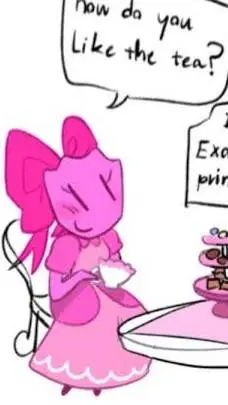 ai character: pr3ty princcess  background