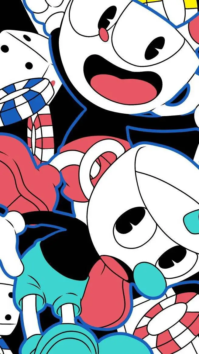 ai character: Cuphead y Mugman☕ background