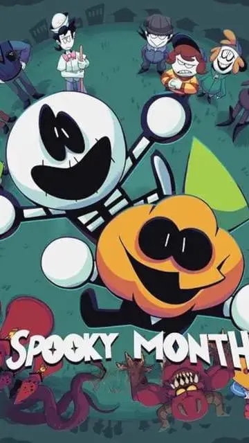 ai character: IT'S SPOOKY MONTH! background