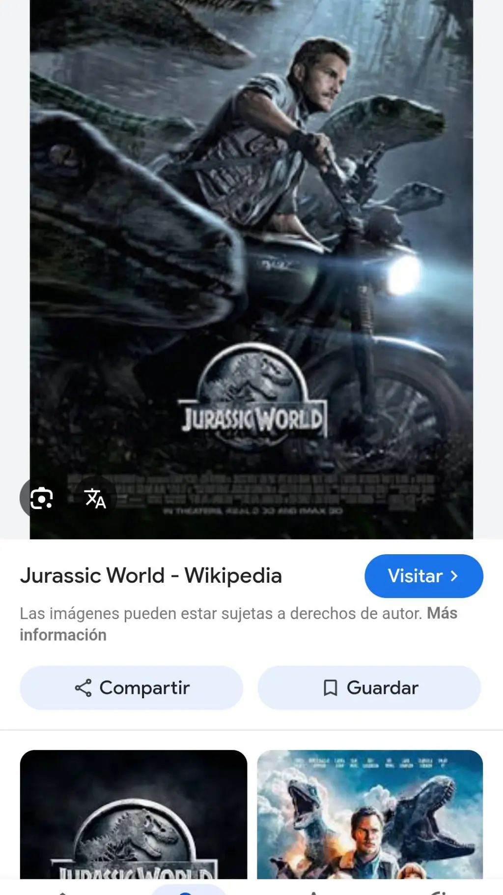 ai character: jurassic world background