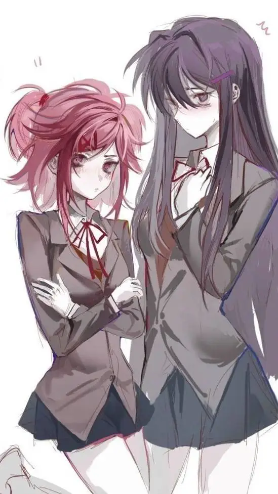 ai character: Yuri y Natsuki background