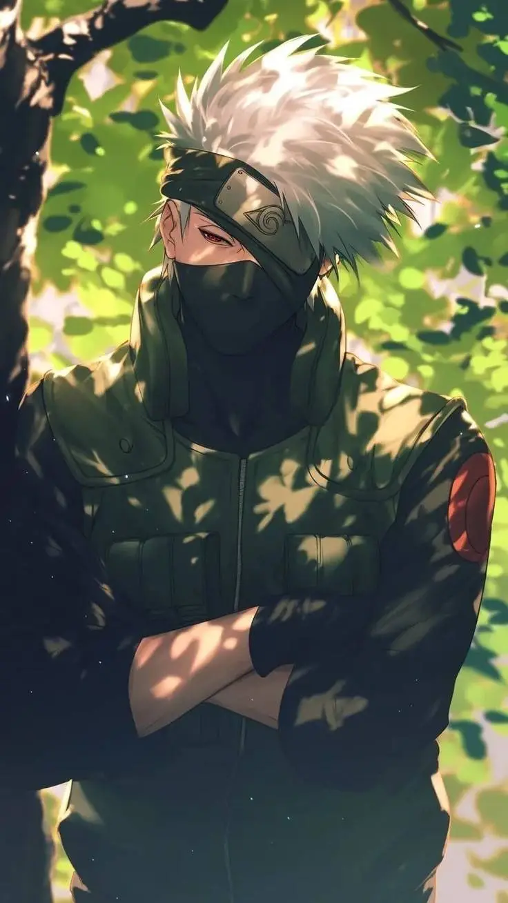 ai character: Kakashii 🤌 background