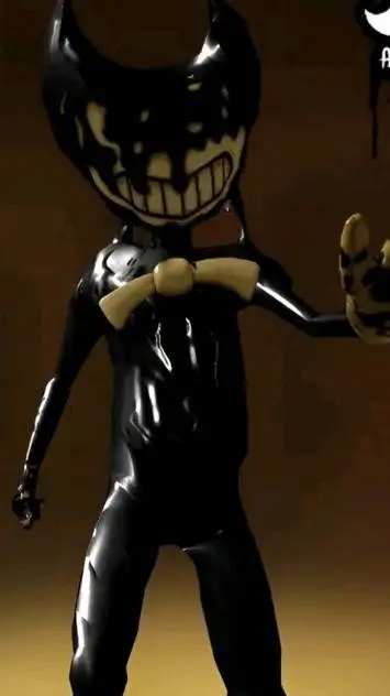 ai character: Bendy, ink demon background