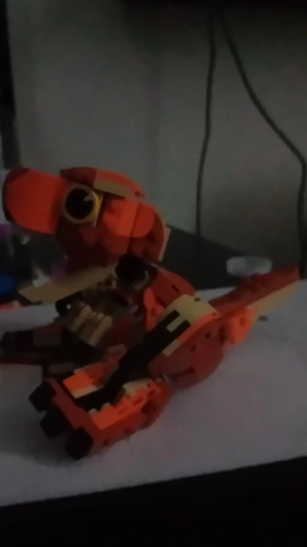 ai character: jw lego t rex background