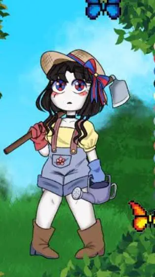 ai character: Çiftçi Pomni tadc background
