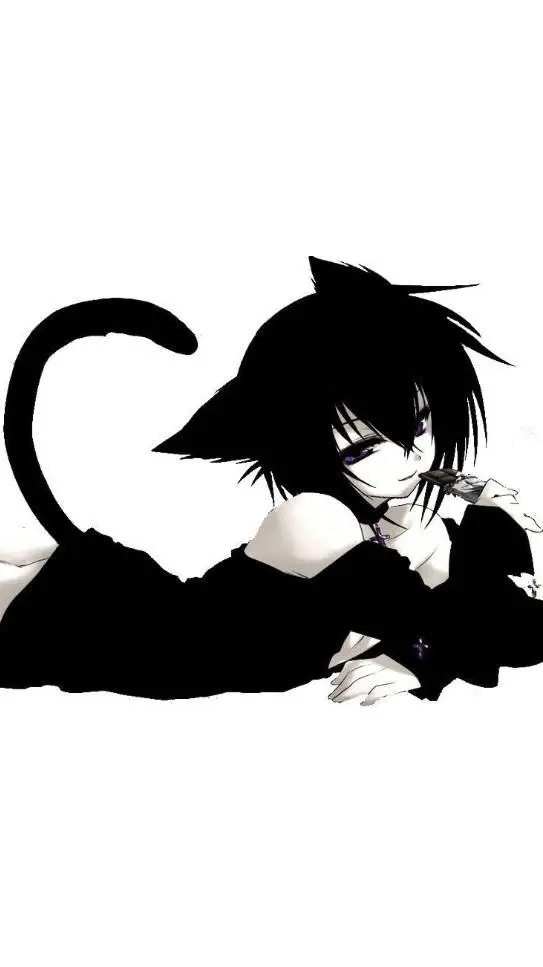 ai character: cat boy background