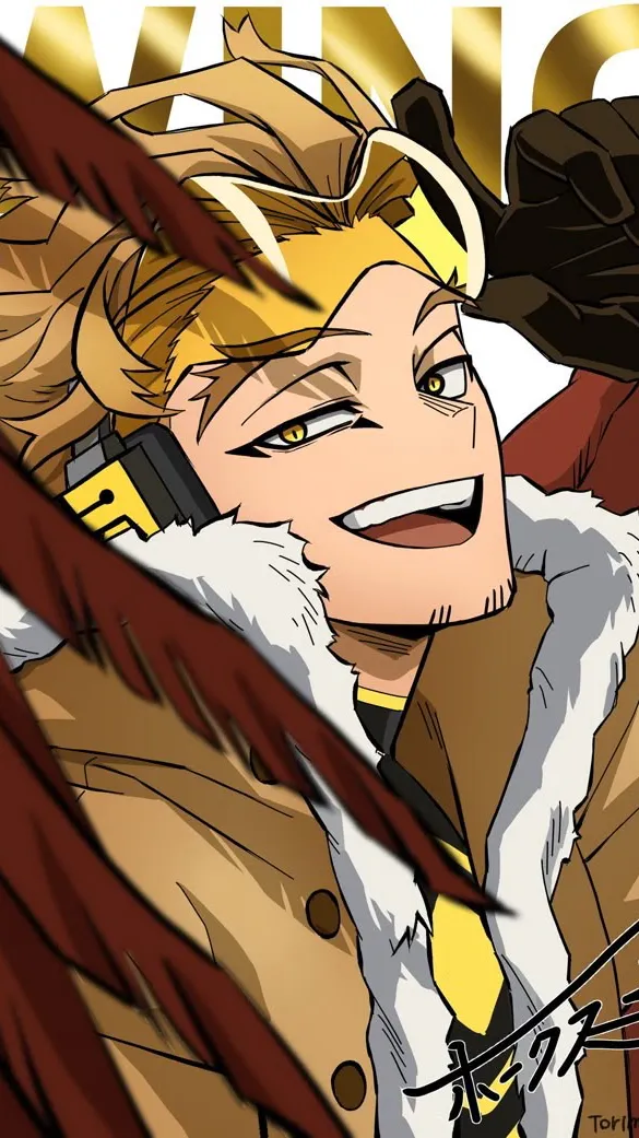 ai character: Is Hawks ok  background