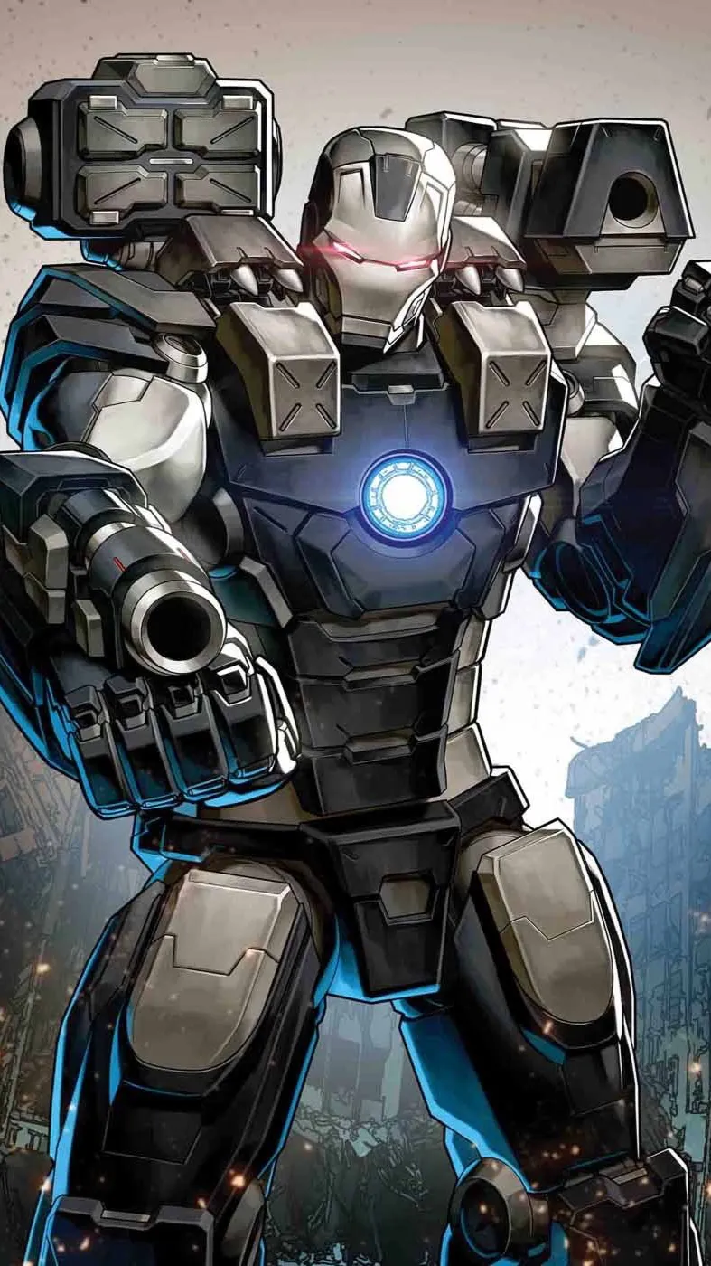 ai character: War Machine background