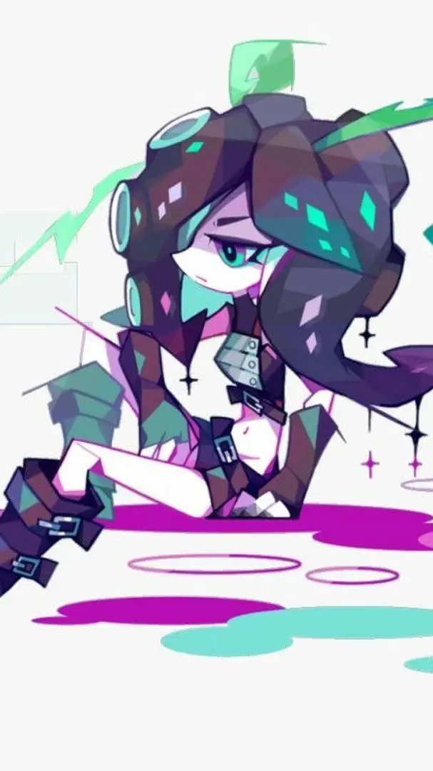 ai character: octoling captain  background