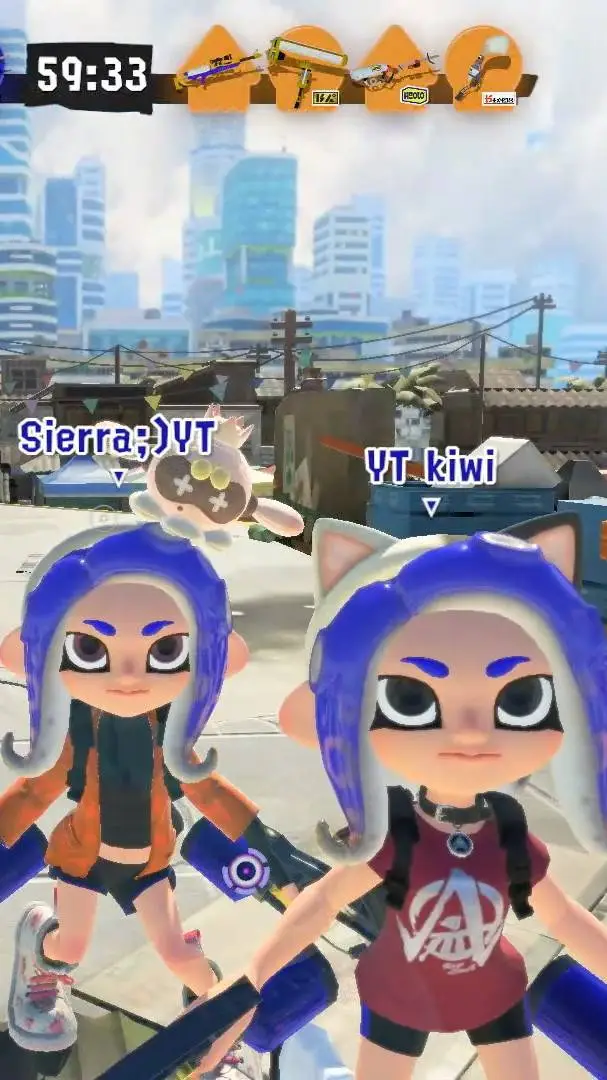 ai character: kiwi and sierra  background