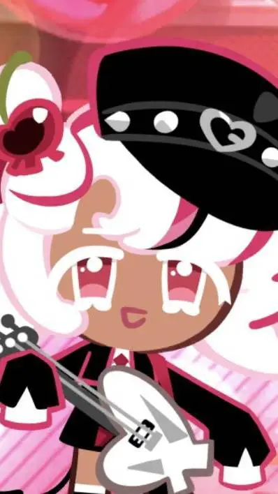 ai character: Parfait cookie  background