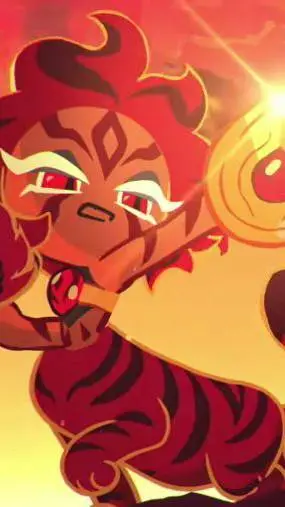ai character: Nutmeg tiger cooki background