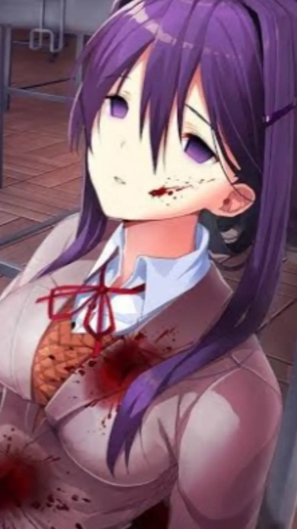 ai character: Yuri Bad Ending  background