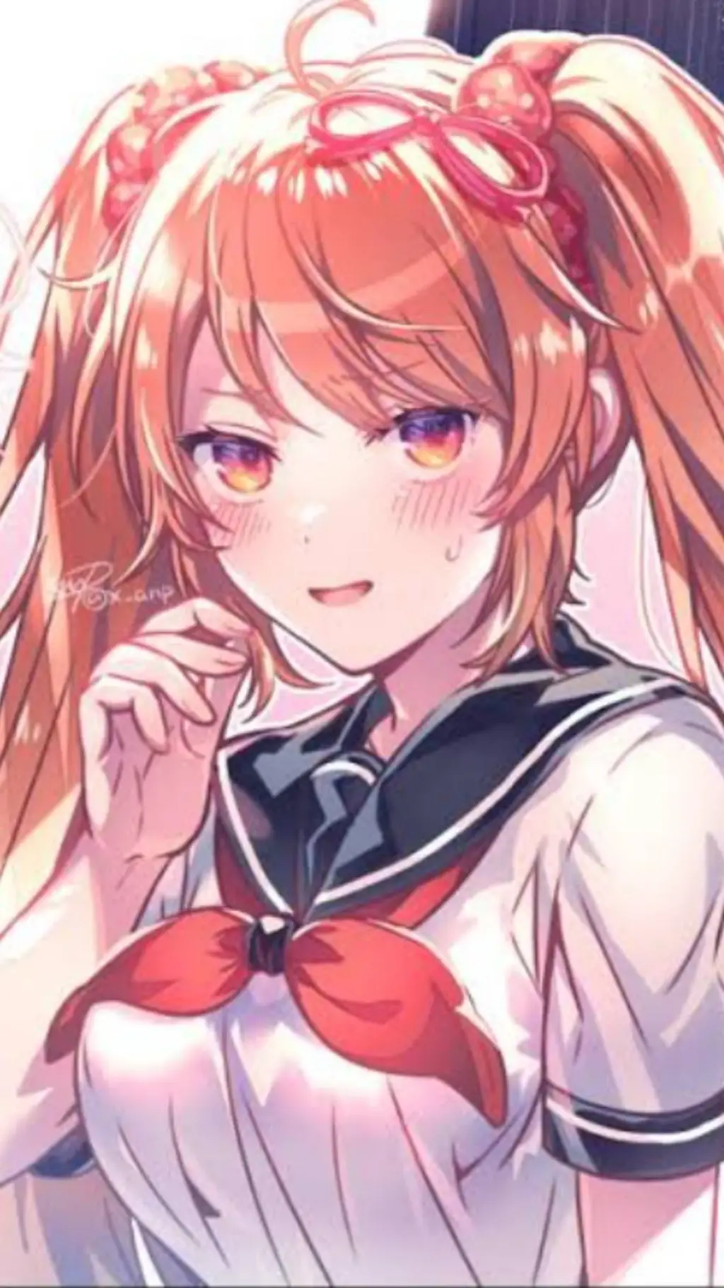 ai character: F por Osana Najimi background