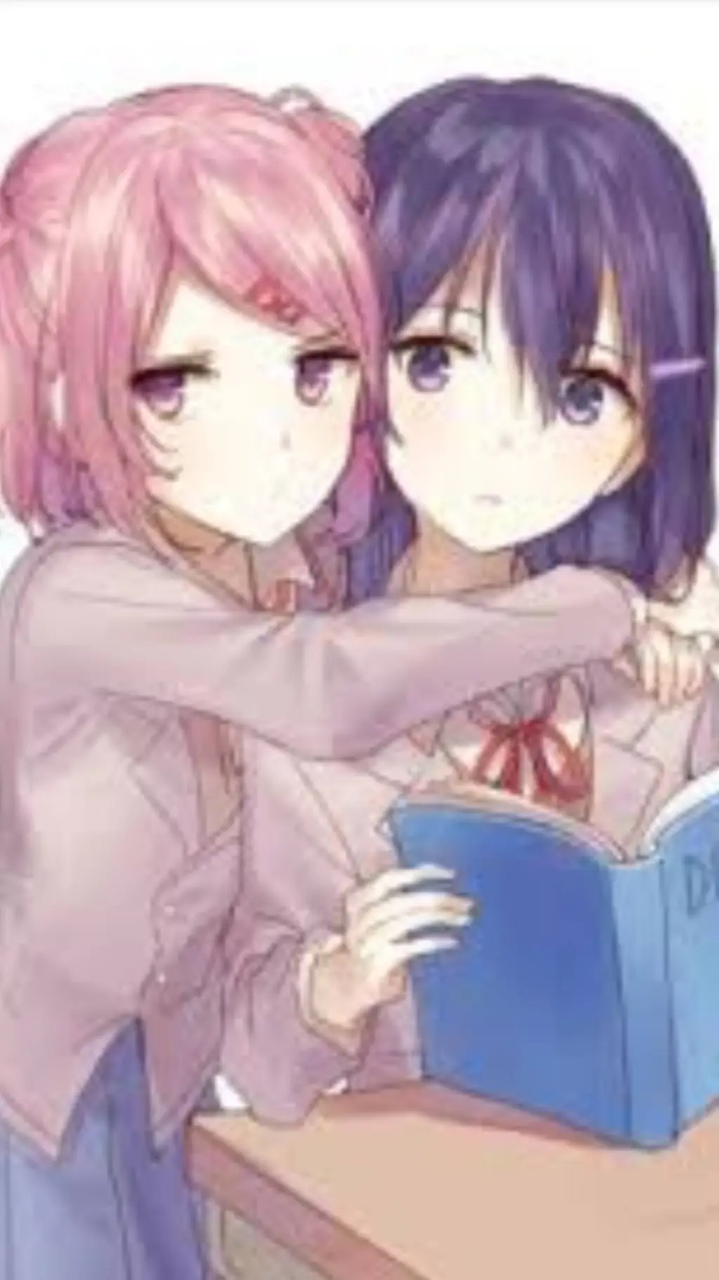 ai character: Yuri y Natsuki  background