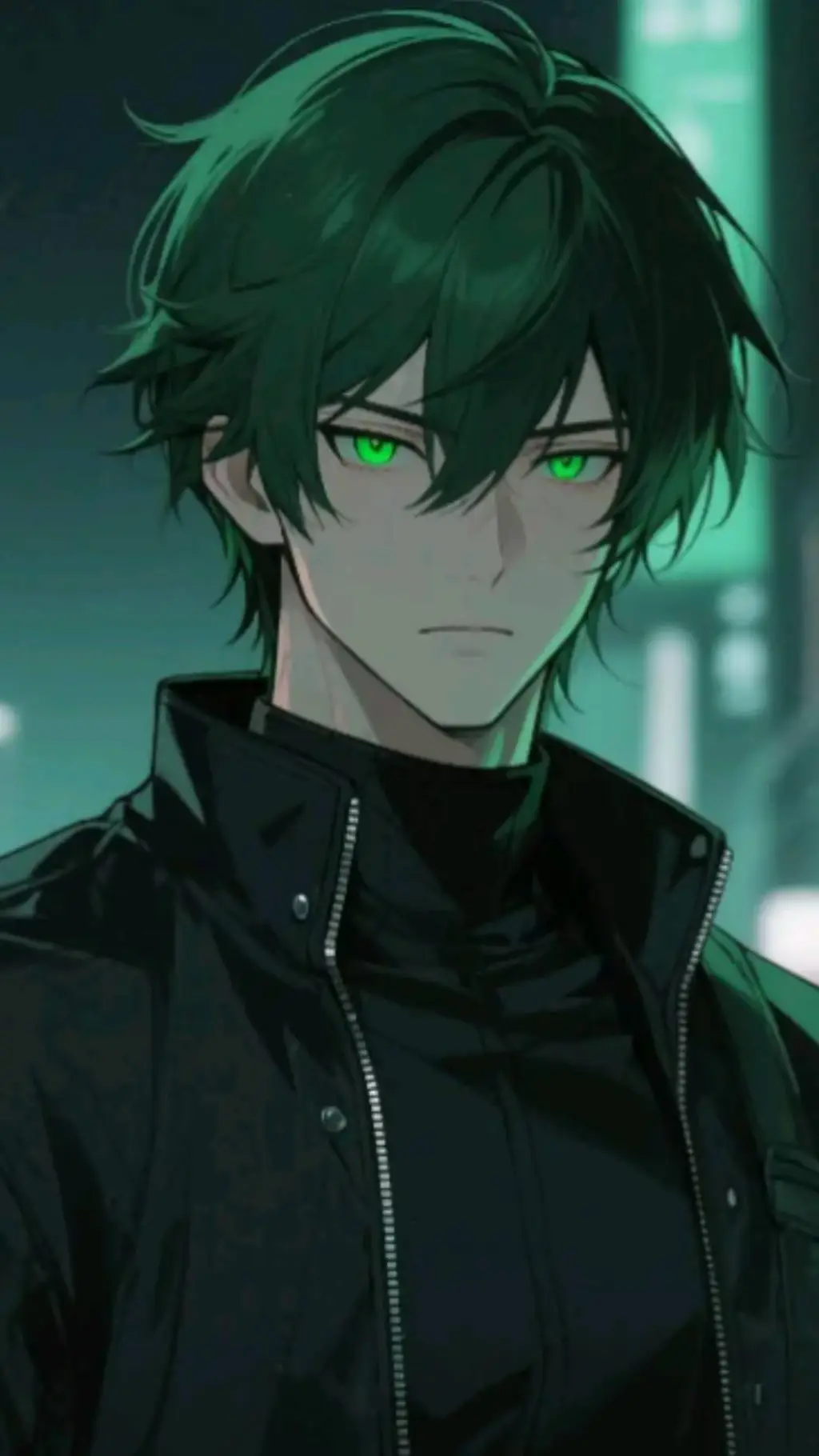 ai character: Leonel 💚✨ background