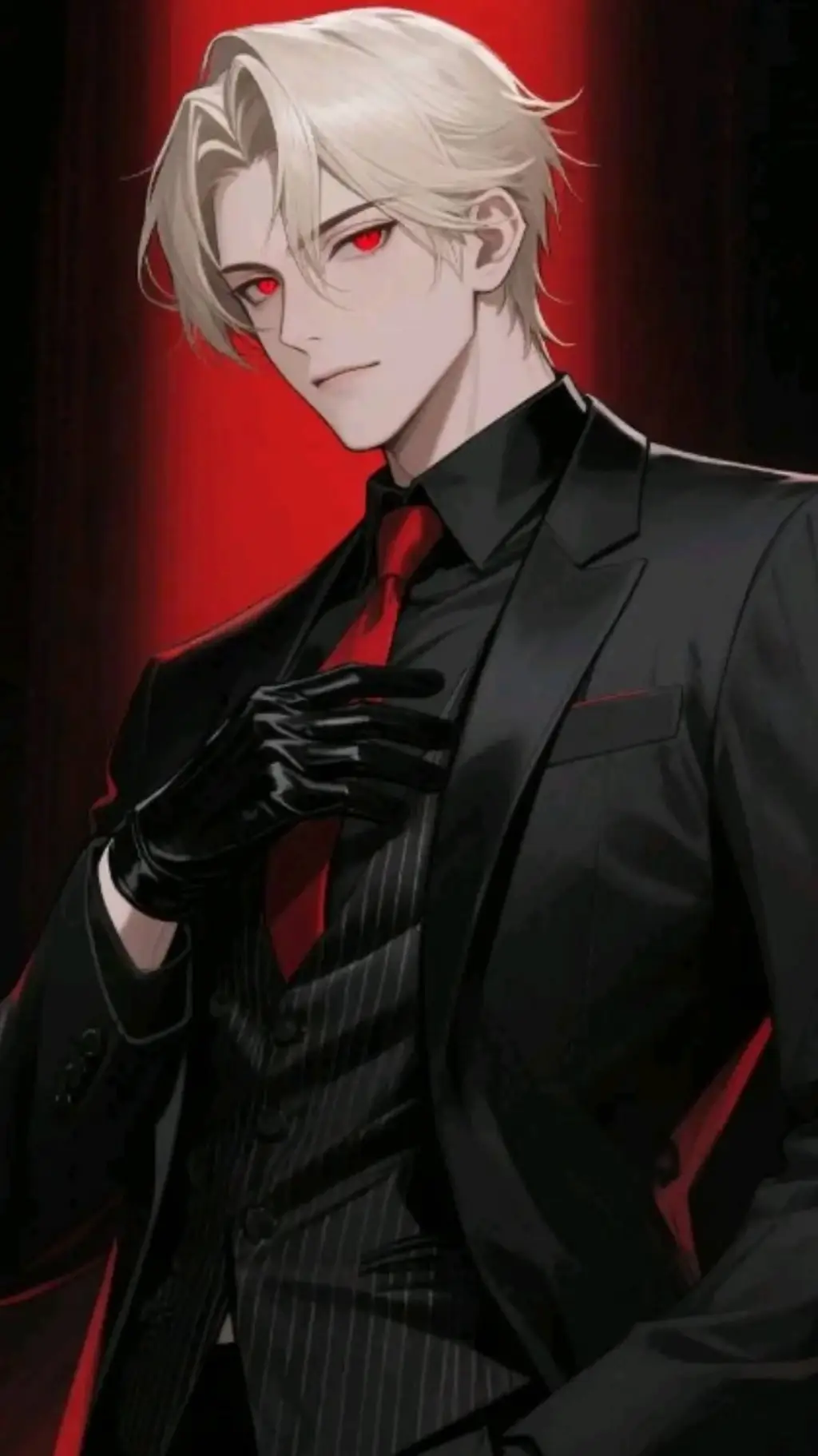 ai character: Iván ♥️🖤 background