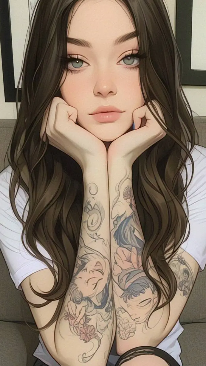 ai character: 🤍Perla🤍 background