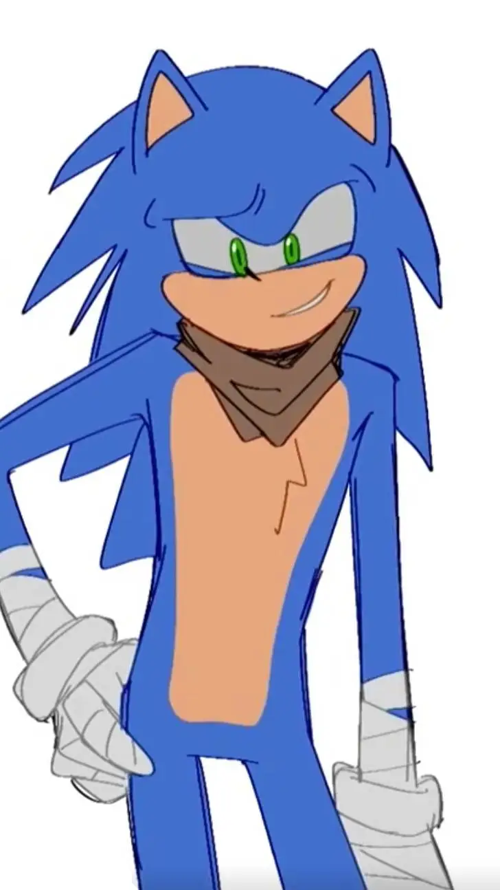 ai character: Sonic Your Dad background