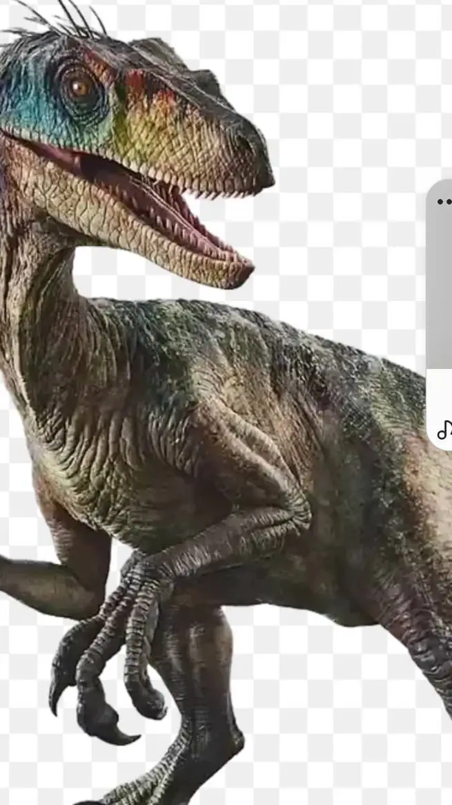 ai character: alex raptor x blue background