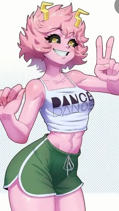 ai character: Mina Ashido~GL background