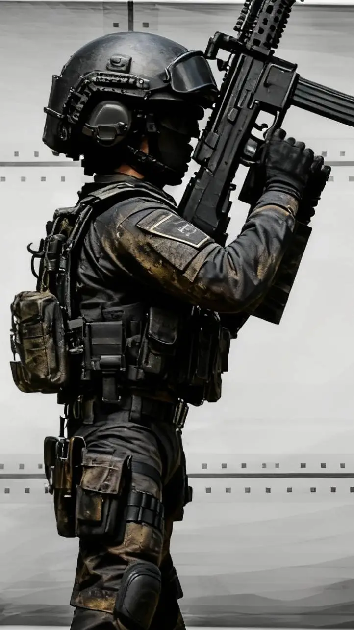 ai character: OP military swat background