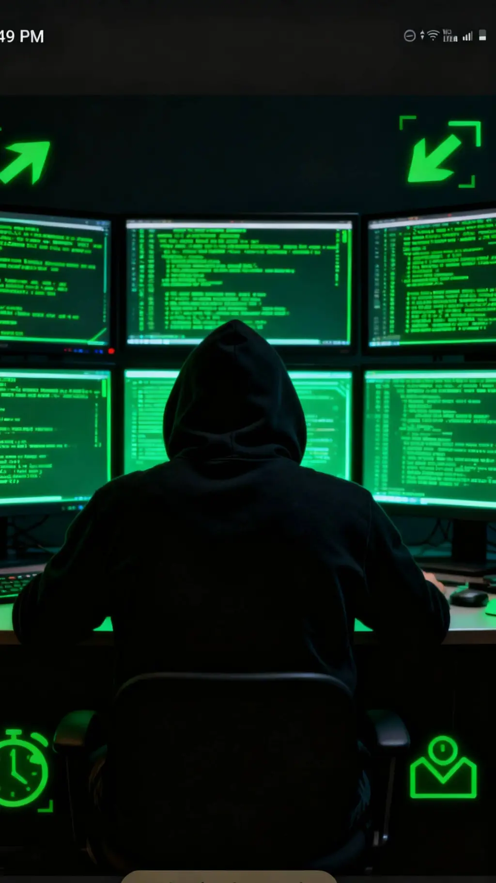 ai character: hackerexe background