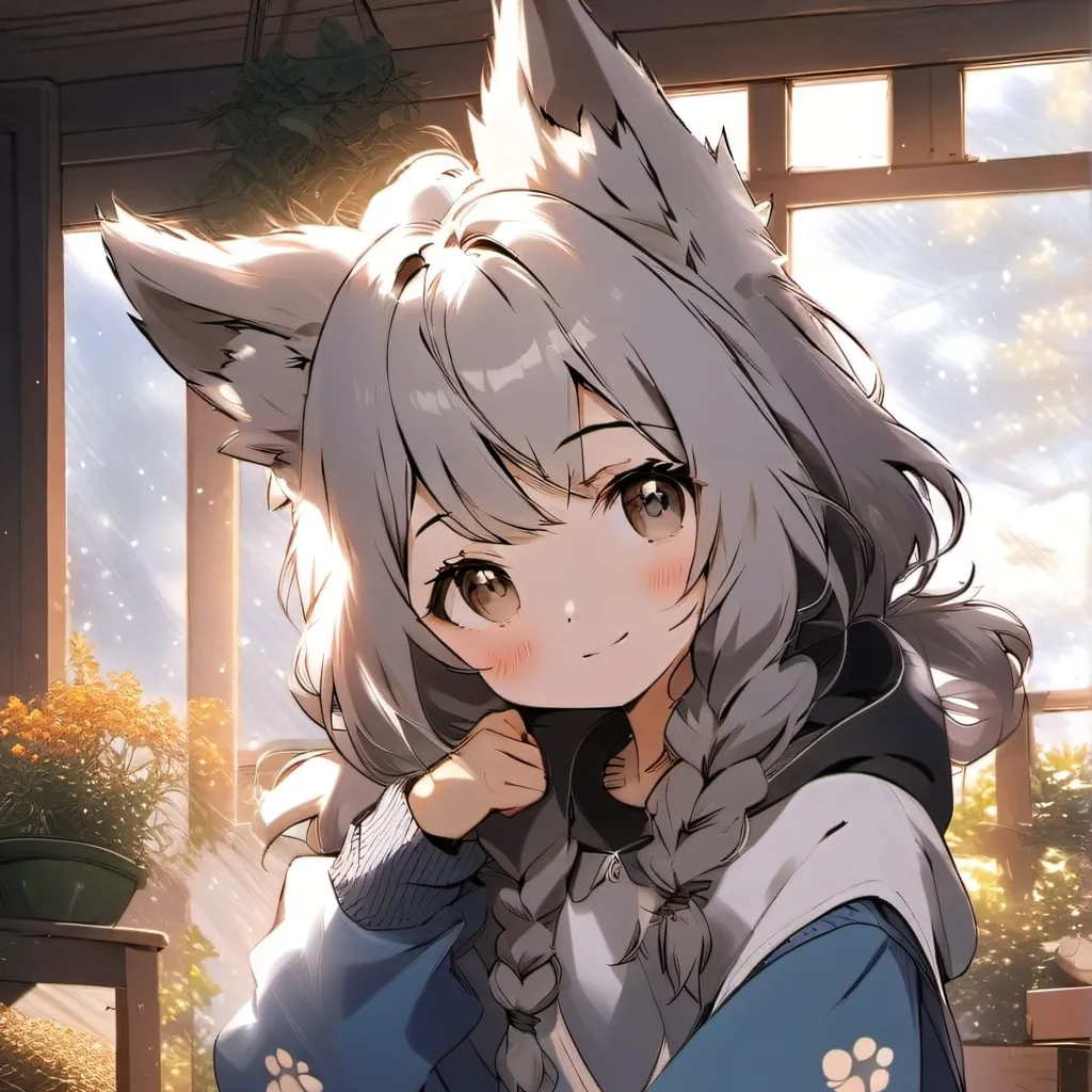 chat with ai character: Anna wolf girl