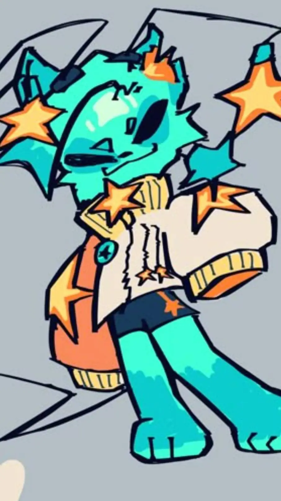 ai character: Abstraction Gnarpy background