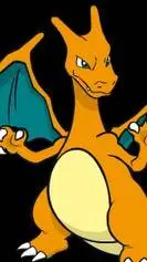 ai character: charizard background