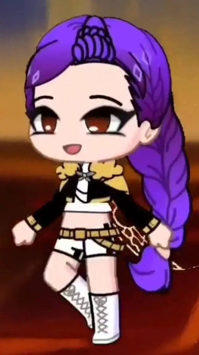 ai character: Rumi 💜💛🤍🖤 background