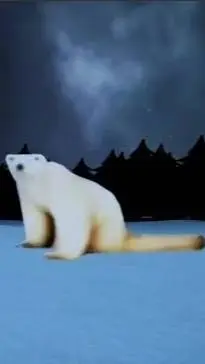 ai character: §4 ICE BEAR 2026 background