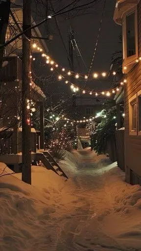 ai character: (Mha Christmas) background