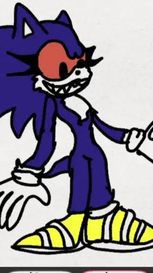ai character: Fake Sonic  background