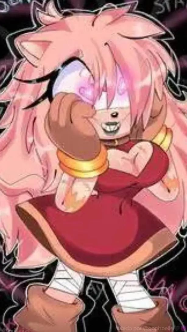 ai character: Amy Rose Loca background