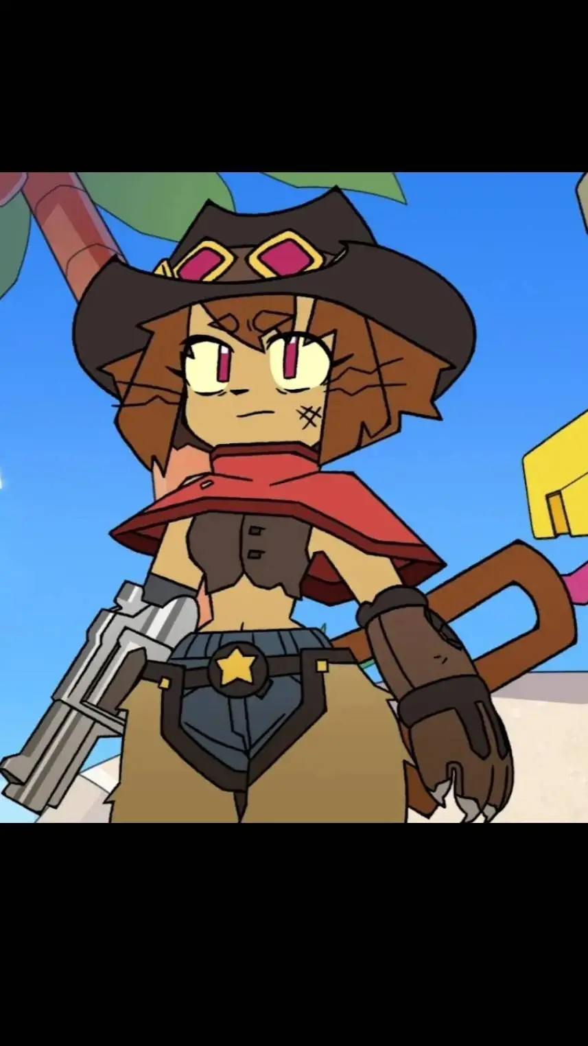 ai character: kit(cowgirl) background