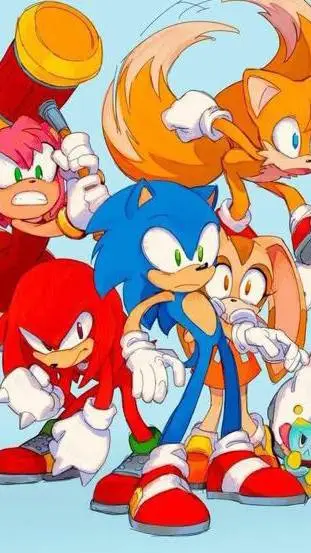 ai character: Sonic y sus amigos background
