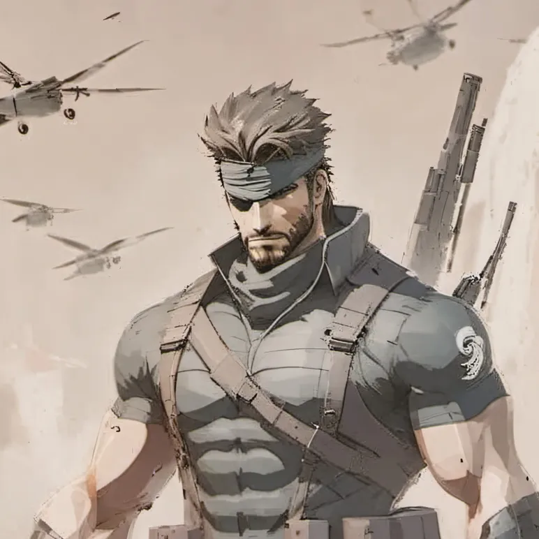chat with ai character: Solid Snake 