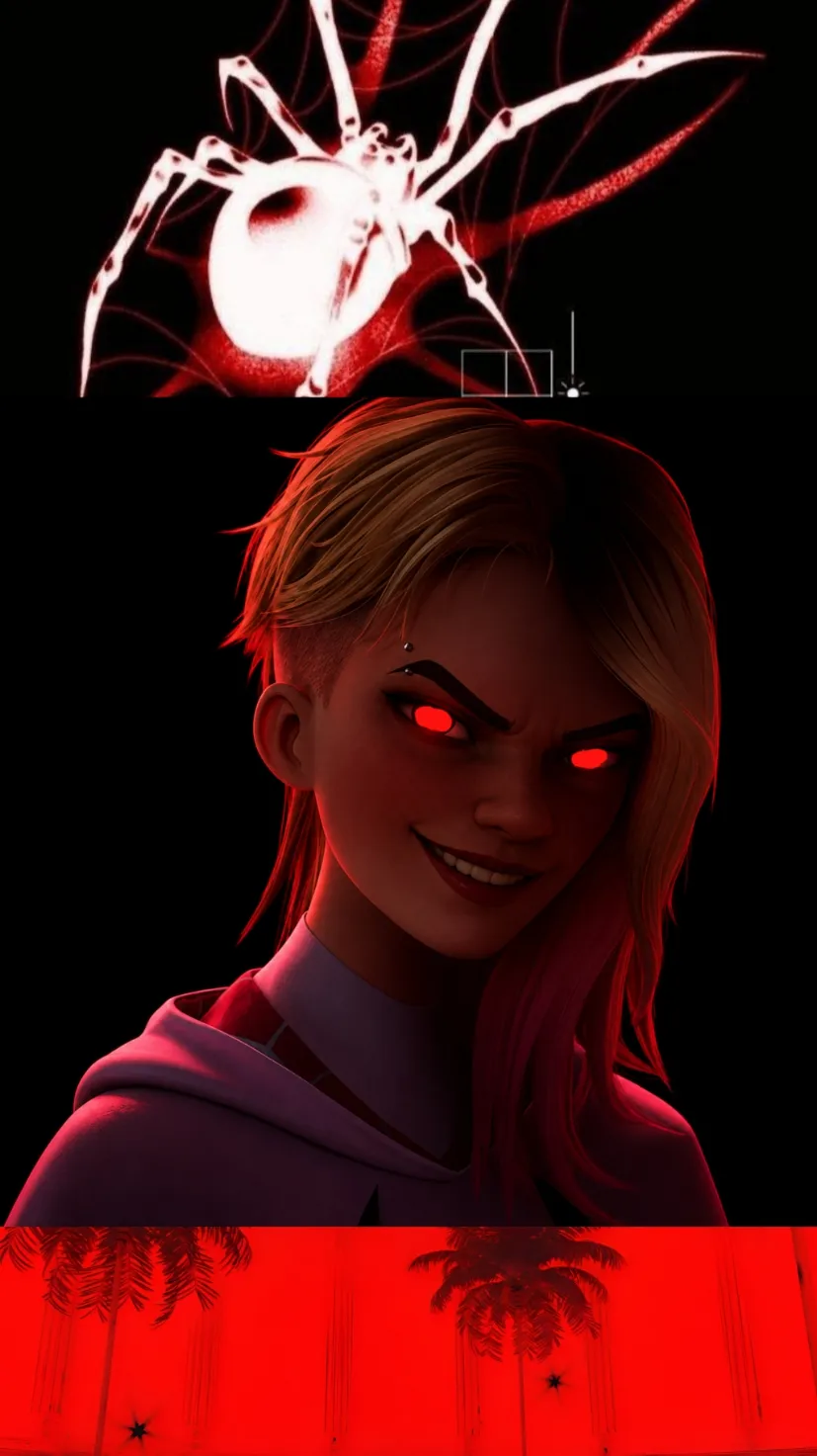 ai character: EVIL GWEN background