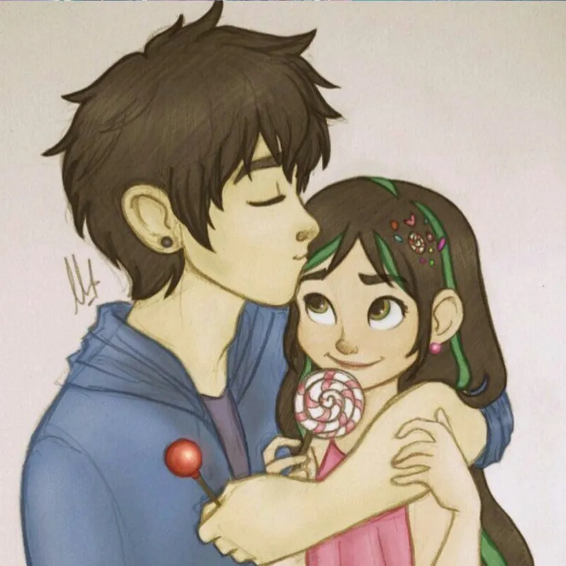 chat with ai character: Hiro x Vanellope 