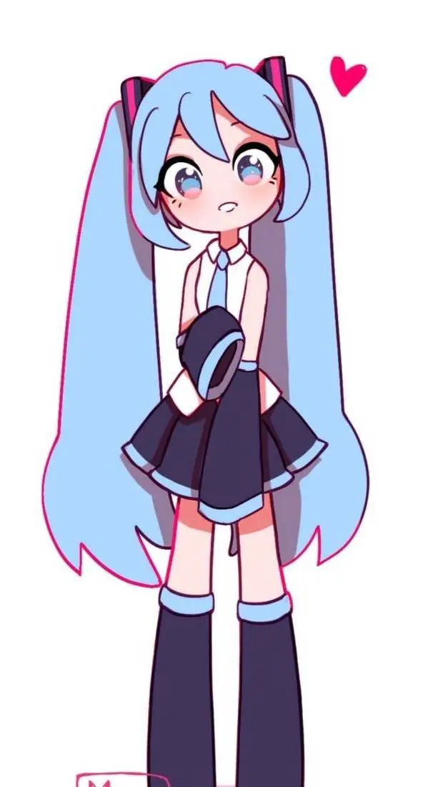 ai character: Miku background