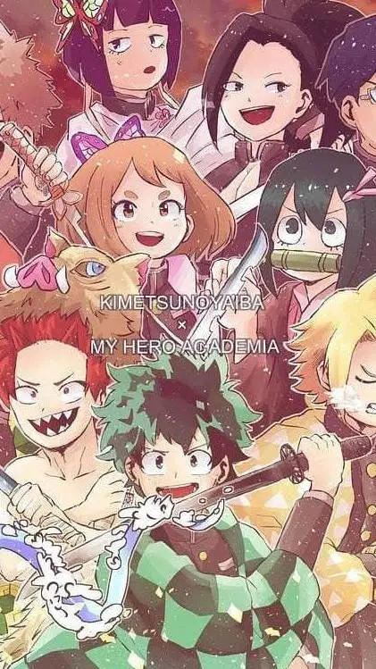 ai character: mha x kny  background
