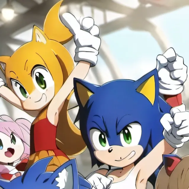 chat with ai character: Sonic crew trip