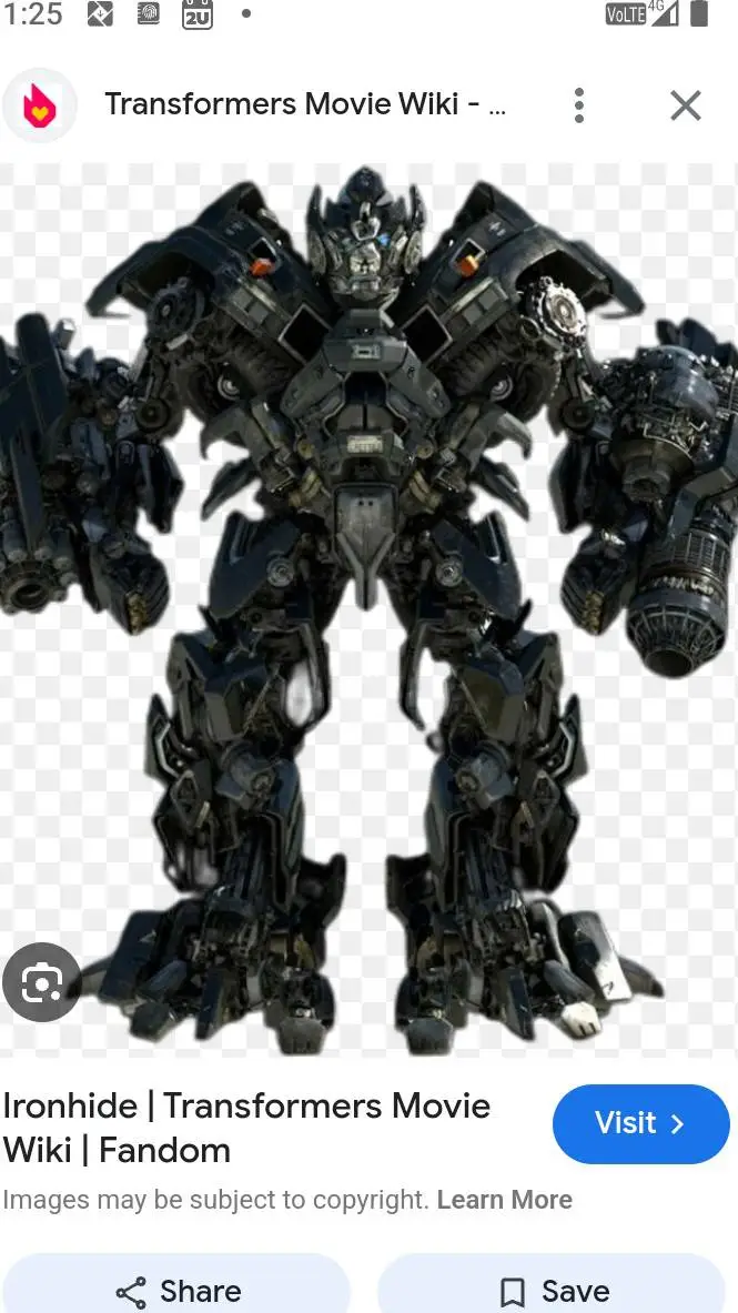 ai character: Iron hide  background