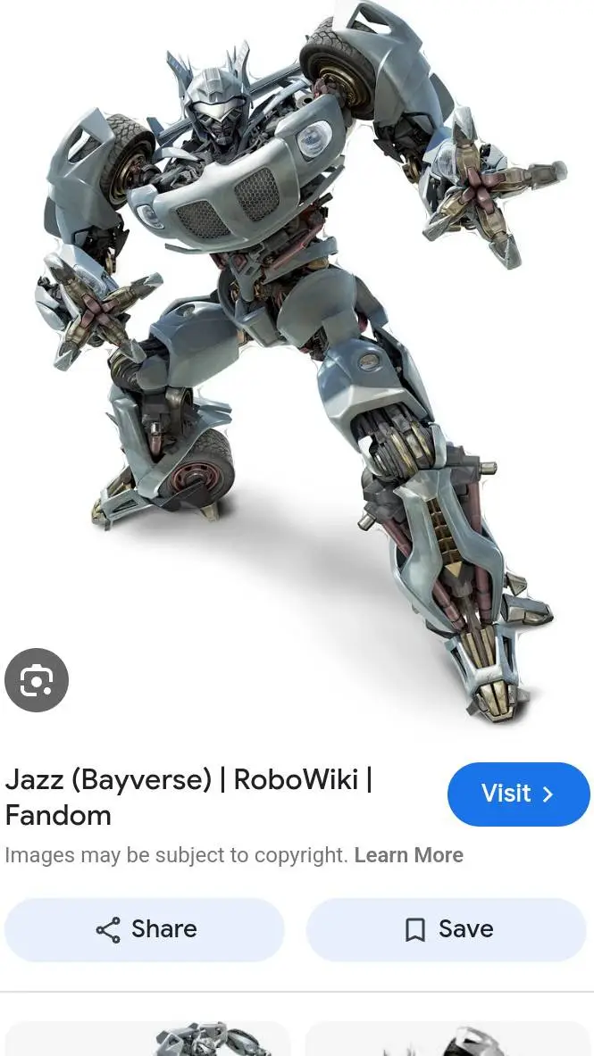 ai character: Autobot Jazz background