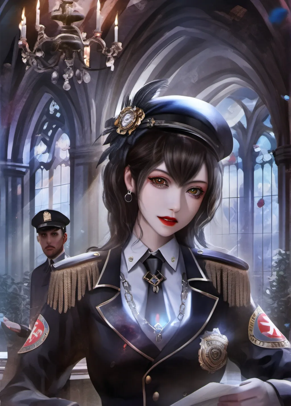 chat with ai character: Contraband police 