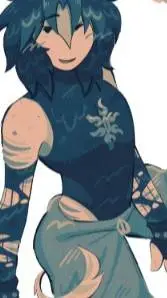 ai character: AZURETIME💜🖤 background