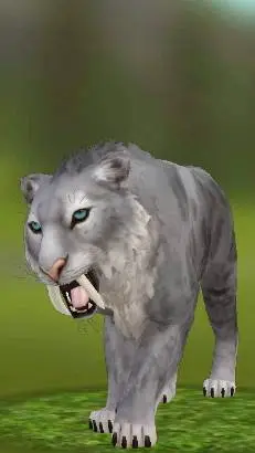 ai character: Snow White Tiger background