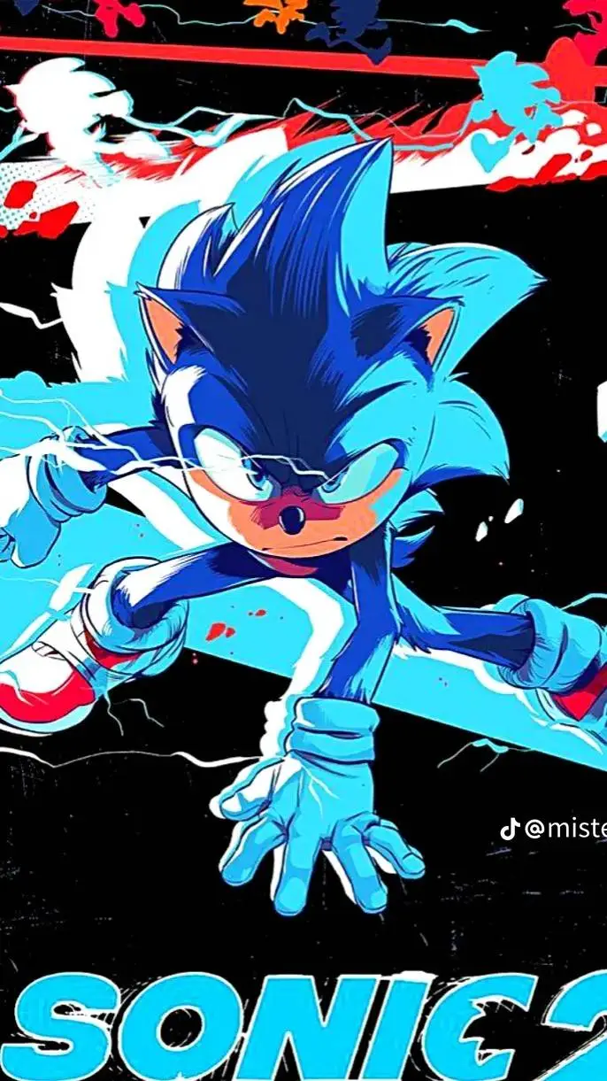 ai character: Sonic el erizo  background