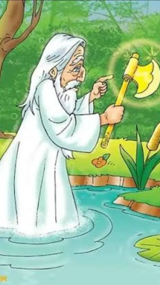 ai character: the river god background